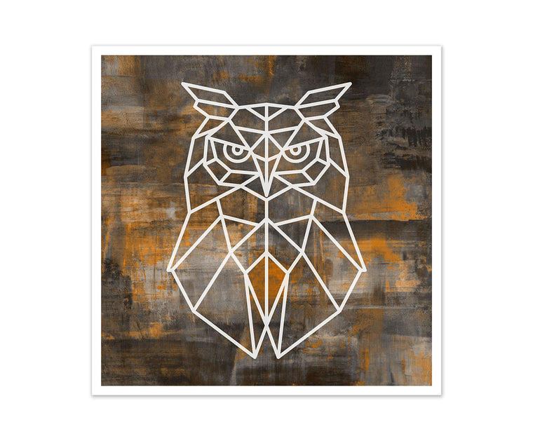 Owl Geometric Art
