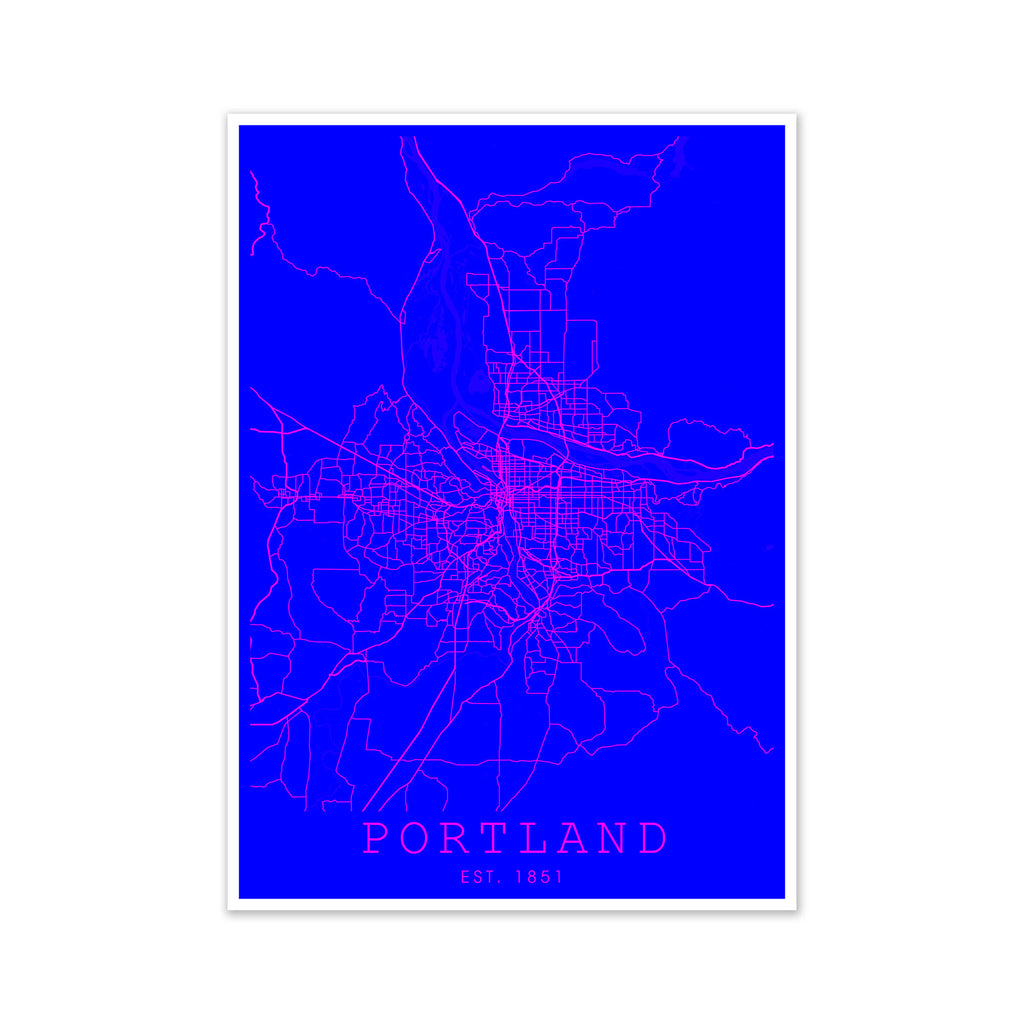 Portland Pink and Blue