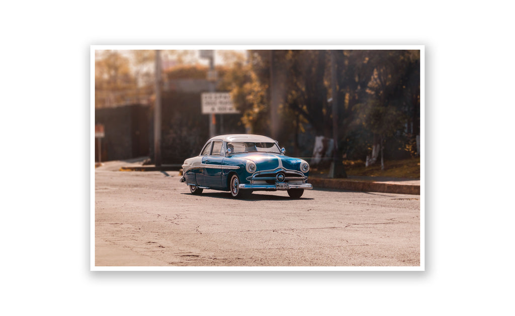 Classic Blue Car