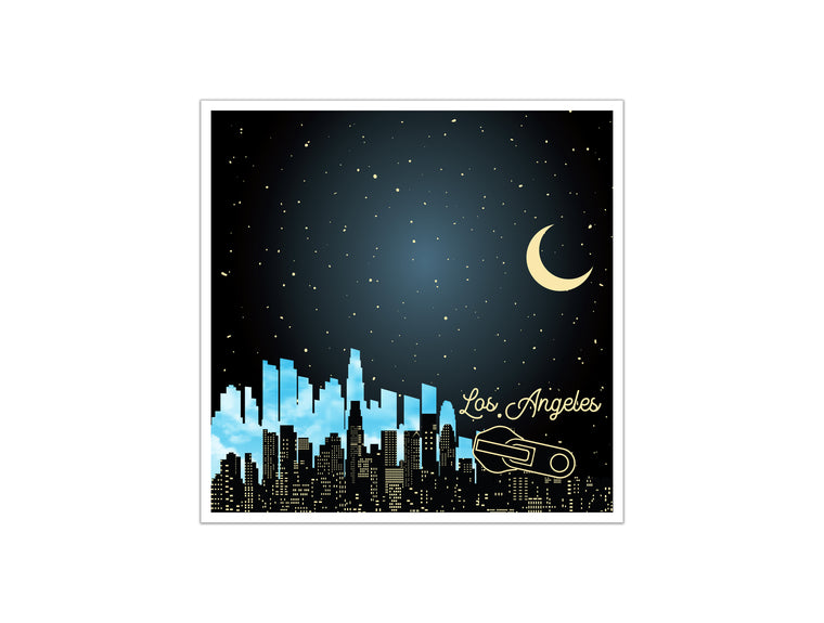 Los Angeles Building Zipper Lights